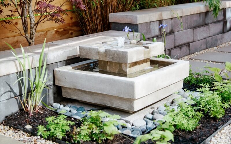 Peaceful garden pathway